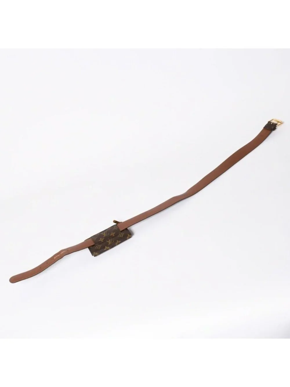 Louis Vuitton Ceinture Pochette Duo Waist Pouch Belt 95/38 Monogram
